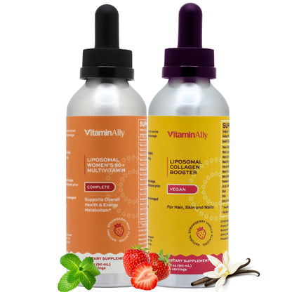 Vitaminally multivitaminas y colágeno para mujer 50+