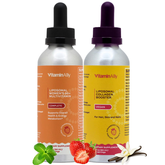 Vitaminally multivitaminas y colágeno para mujer 50+