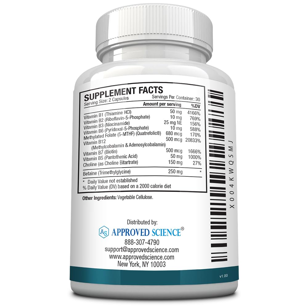 Vitaminas B activas y biodisponibles Approved Science methylated B