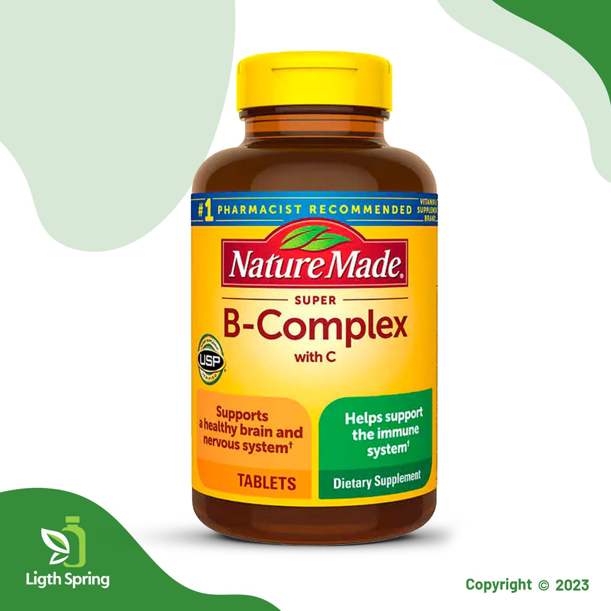 Vitaminas B y C LightSpring con pureza garantizada