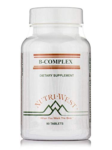 Paquete de vitaminas B-Complex NutriWest 90 tabletas