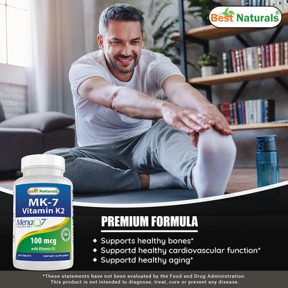 Vitaminas B12 y K2 para apoyo energético y óseo Best Naturals