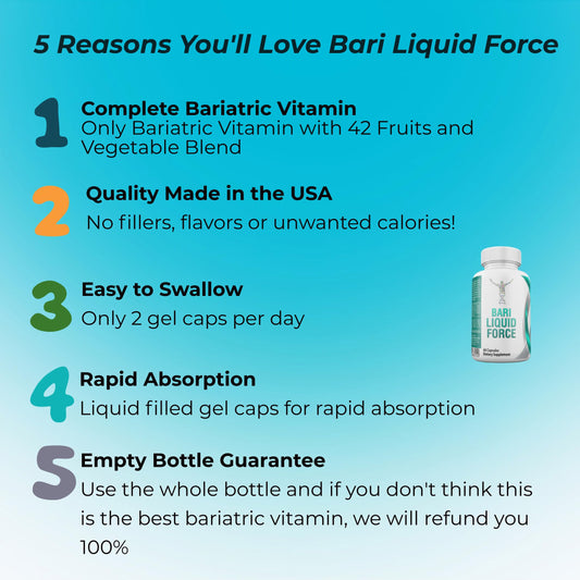 Vitaminas bariátricas con 42 superfrutas por Universal Body Labs