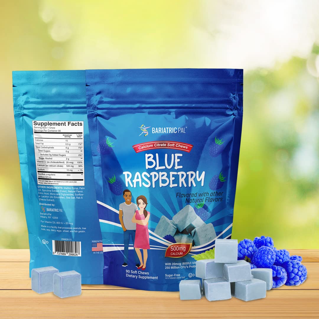 Vitaminas BariatricPal sabor frambuesa azul para 30 días