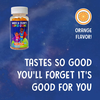 Vitaminas C para niños sabor naranja natural