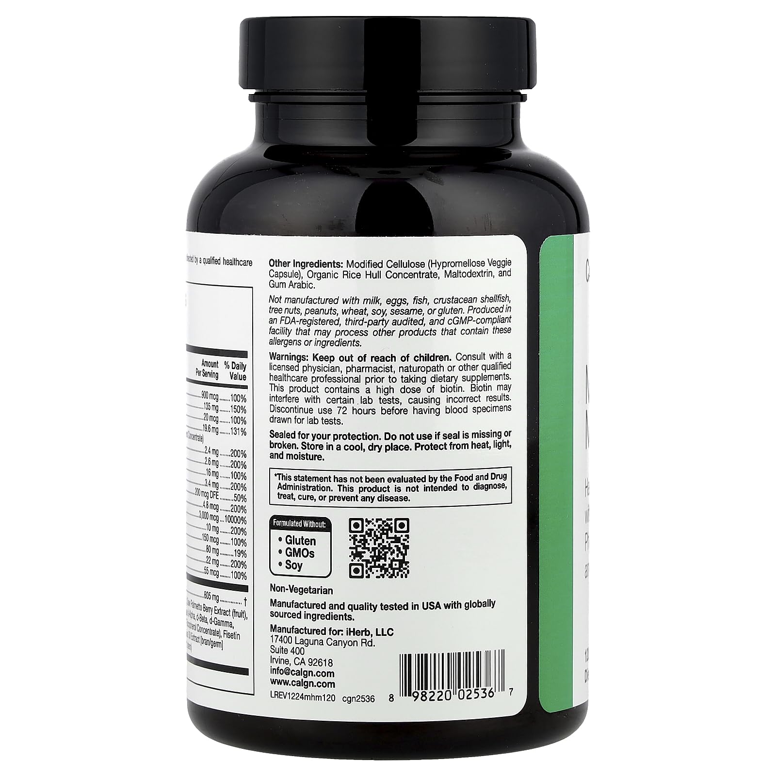vitaminas para cabello hombres con saw palmetto fitosteroles