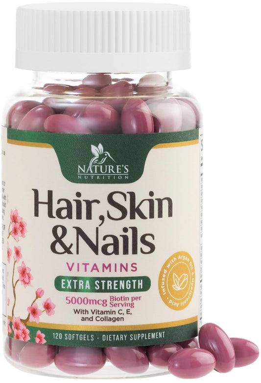 Vitaminas para cabello mujeres con biotina colágeno y más