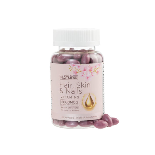 Vitaminas para cabello y piel con biotina y colágeno