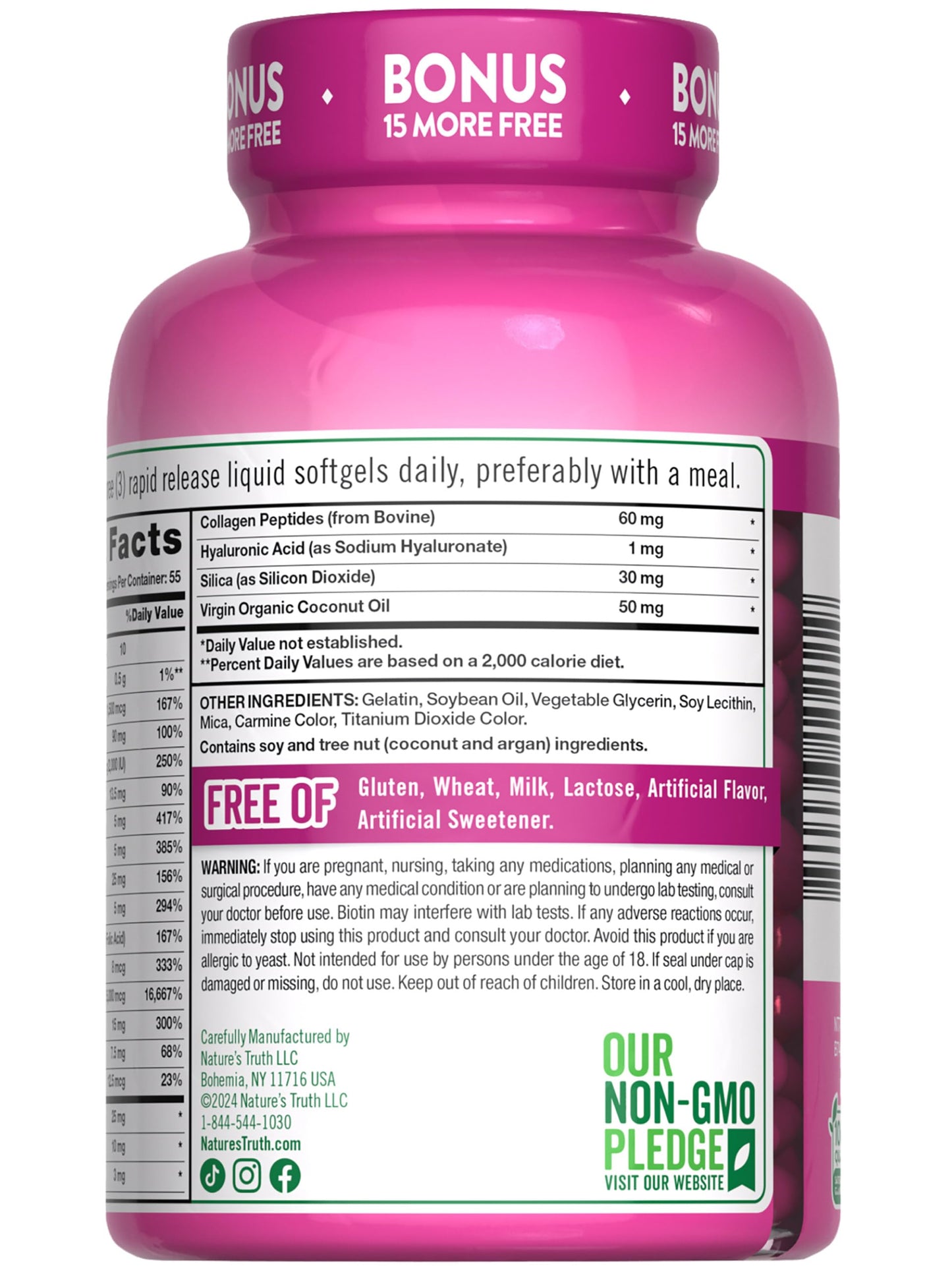 vitaminas cabello sin lactosa trigo