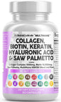 Vitaminas colágeno para cabello piel y uñas Clean Nutraceuticals frasco 90 píldoras