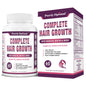 Frasco de vitaminas para crecimiento capilar Purely Optimal 60 cápsulas