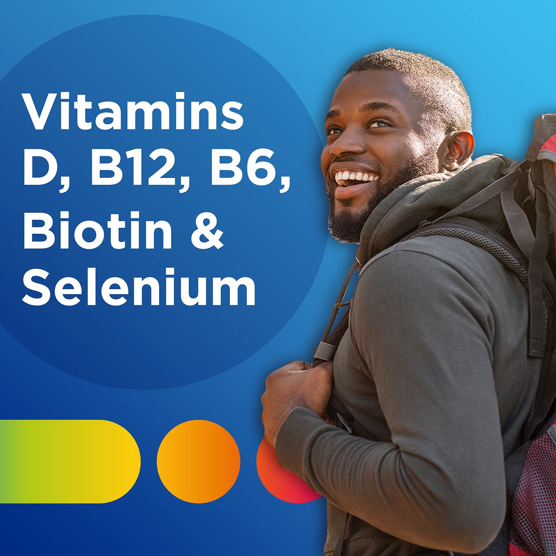 Vitaminas D, B12, B6 hombres.
