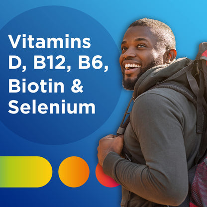 Vitaminas D, B12, B6 hombres.