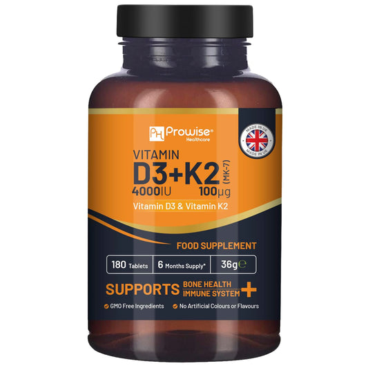 Vitaminas d3 4000 iu y k2 mk7 tabletas vegetarianas 180 unidades