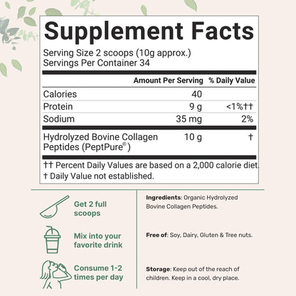 Vitaminas D3 K2 y colágeno en polvo para articulaciones