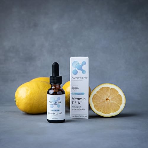 Vitaminas D3 K2 gotas líquidas en base de aceite de oliva
