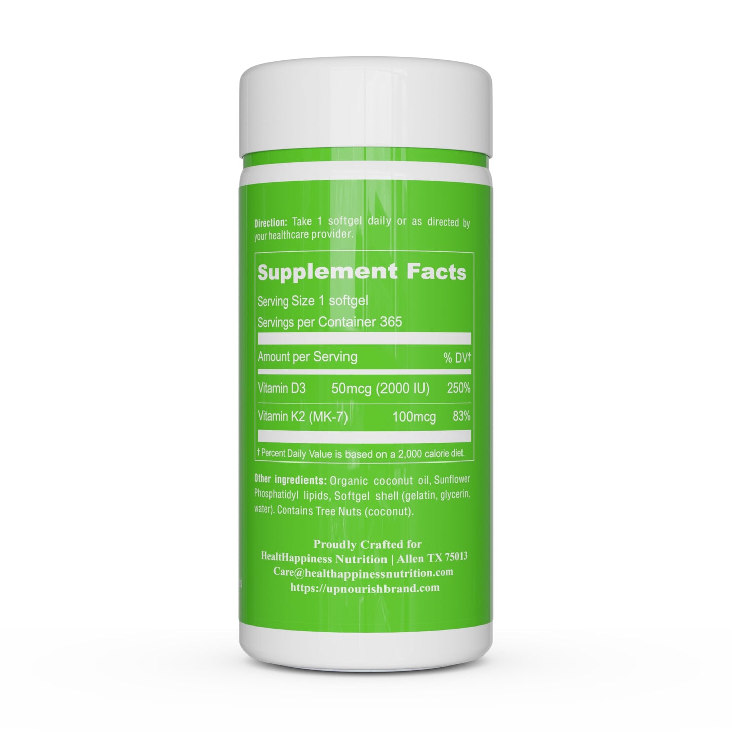Vitaminas D3 K2 liposomal para salud y vitalidad