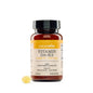Vitaminas D3 y K2 NatureWise frasco con 30 cápsulas amarillas