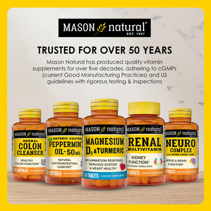 Diversas vitaminas de Mason Natural