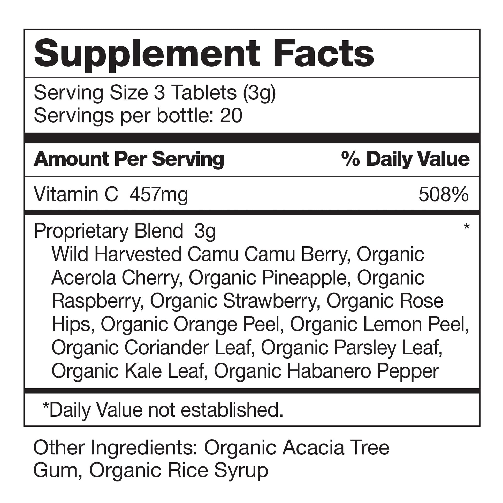 Vitaminas Dr. Schulze Super-C Plus antioxidante y soporte inmunológico