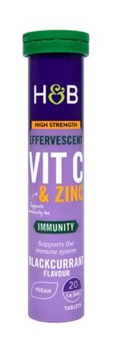 Vitaminas efervescentes vitamina c y zinc grosella negra Holland Barrett