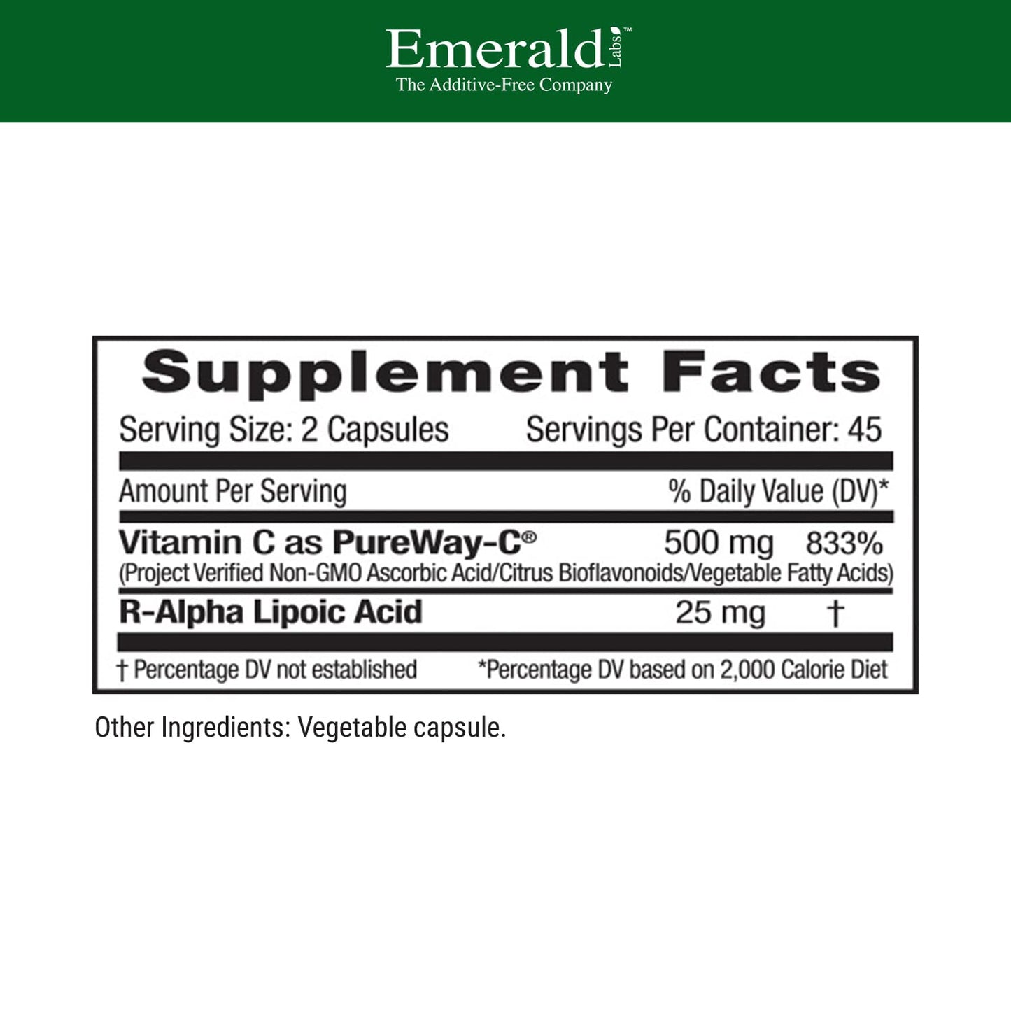 Vitaminas embarazo Emerald Labs con hierro suave y folato