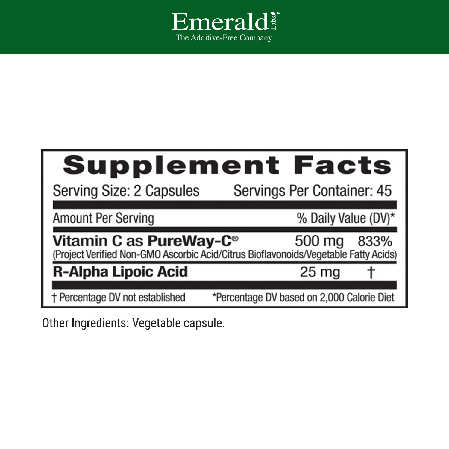 Vitaminas embarazo Emerald Labs con hierro suave y folato
