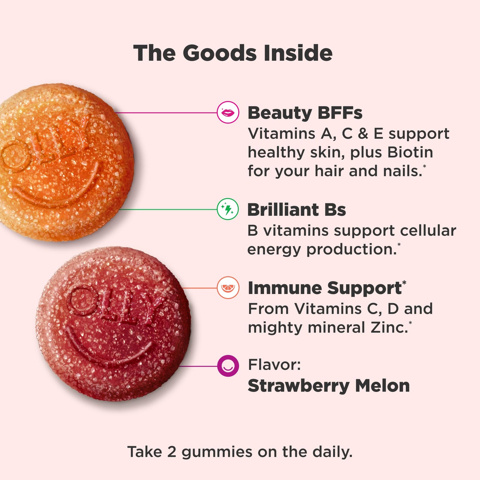 Vitaminas esenciales en gominolas OLLY