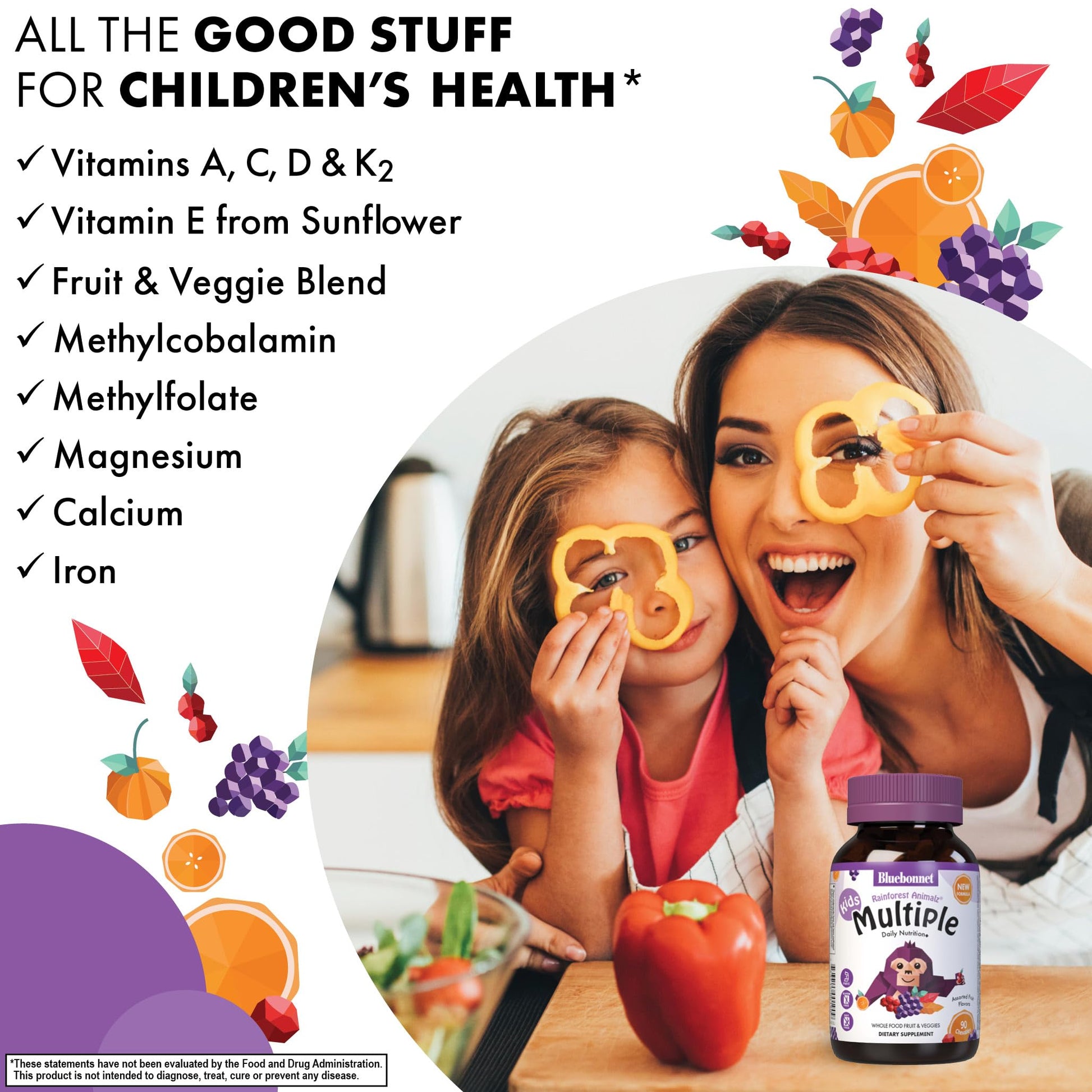 Vitaminas esenciales para la salud infantil