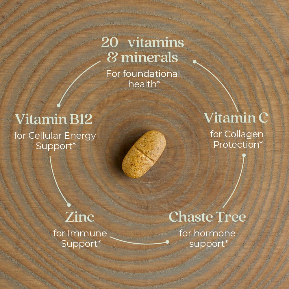 Vitaminas fermentadas New Chapter mujeres 40+