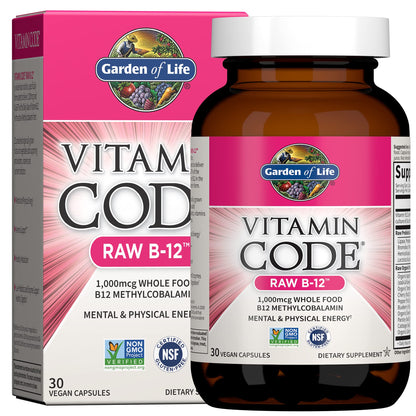 Vitaminas Garden of Life suple básico con vitamina D B12 zinc y vitamina C