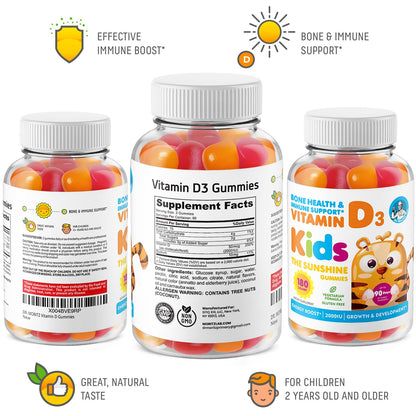 Vitaminas gomitas DR. MORITZ soporte inmunológico 2000UI