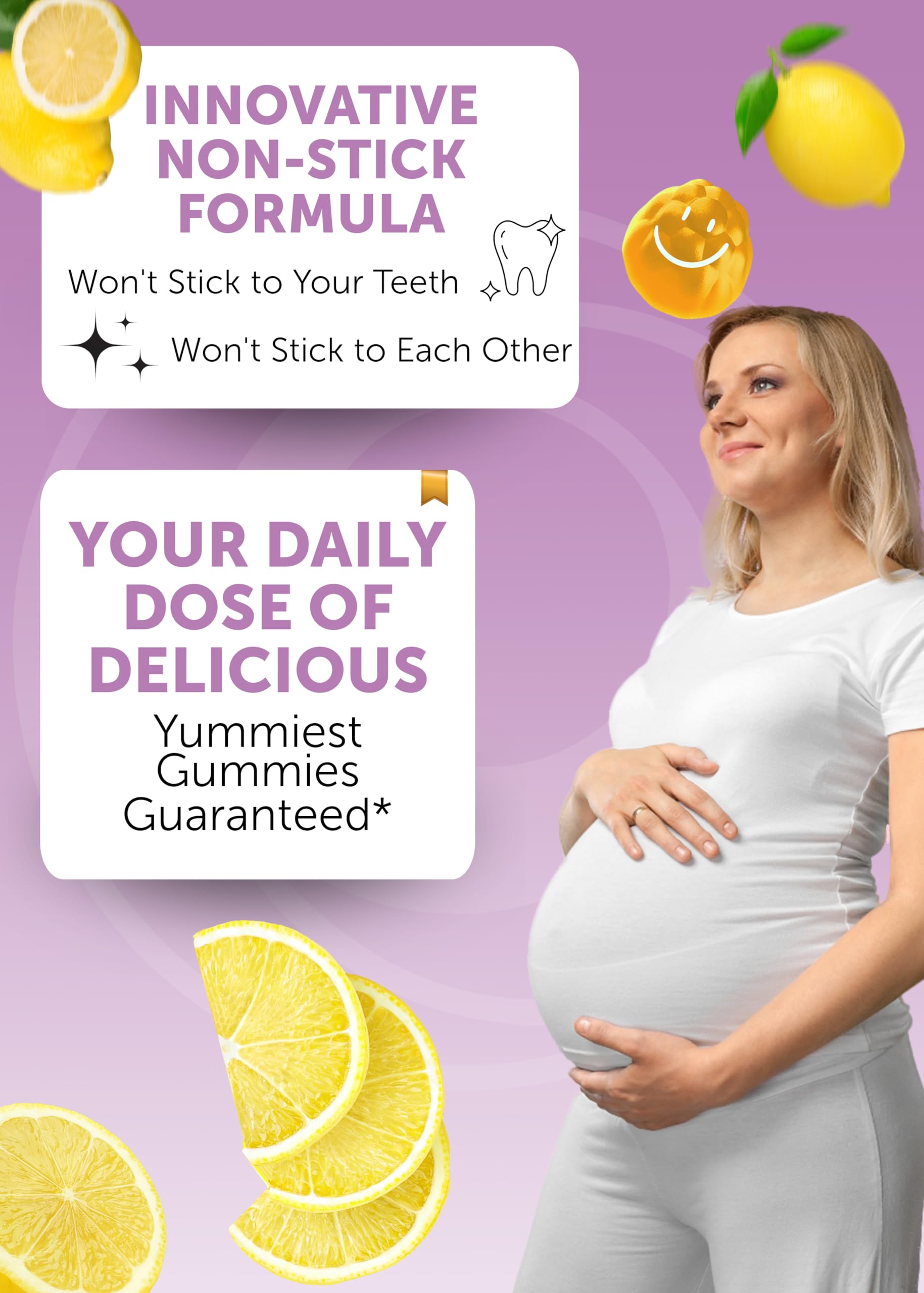 Vitaminas gomitas Lunakai prenatal 60 unidades para mujer