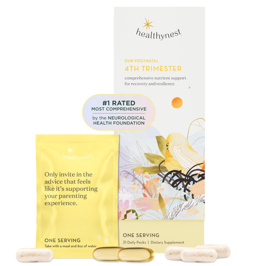Vitaminas HealthyNest prenatales postnatal 31 días dosificación individual