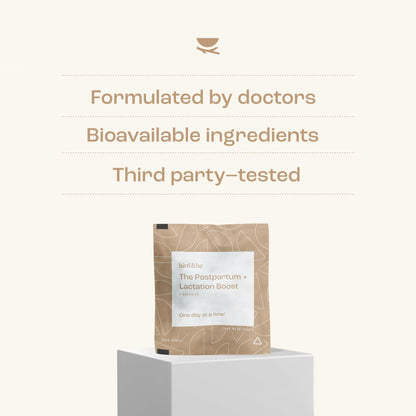 Vitaminas lactancia sin gluten bird&be The Postpartum