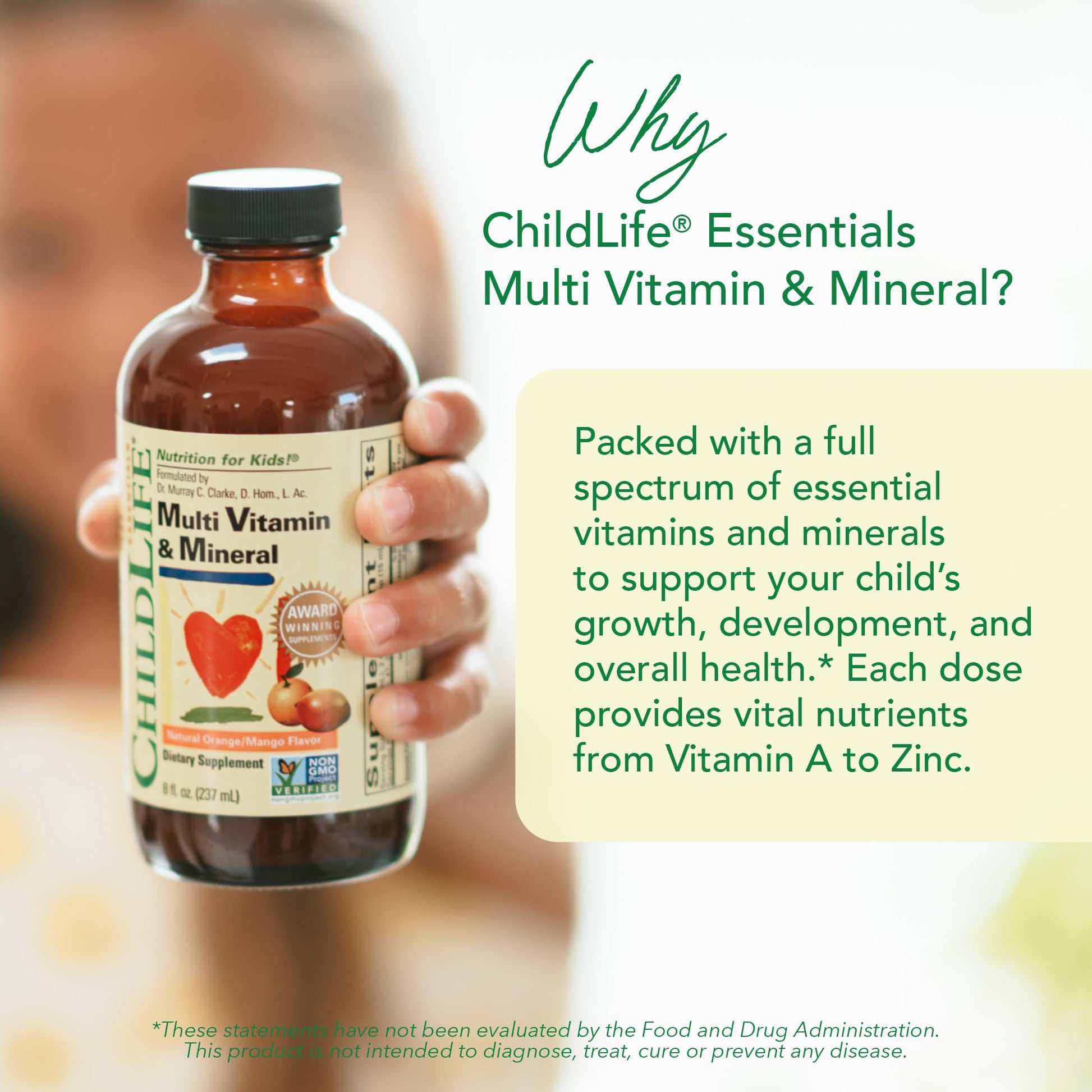 Vitaminas líquidas CHILDLIFE para desarrollo infantil