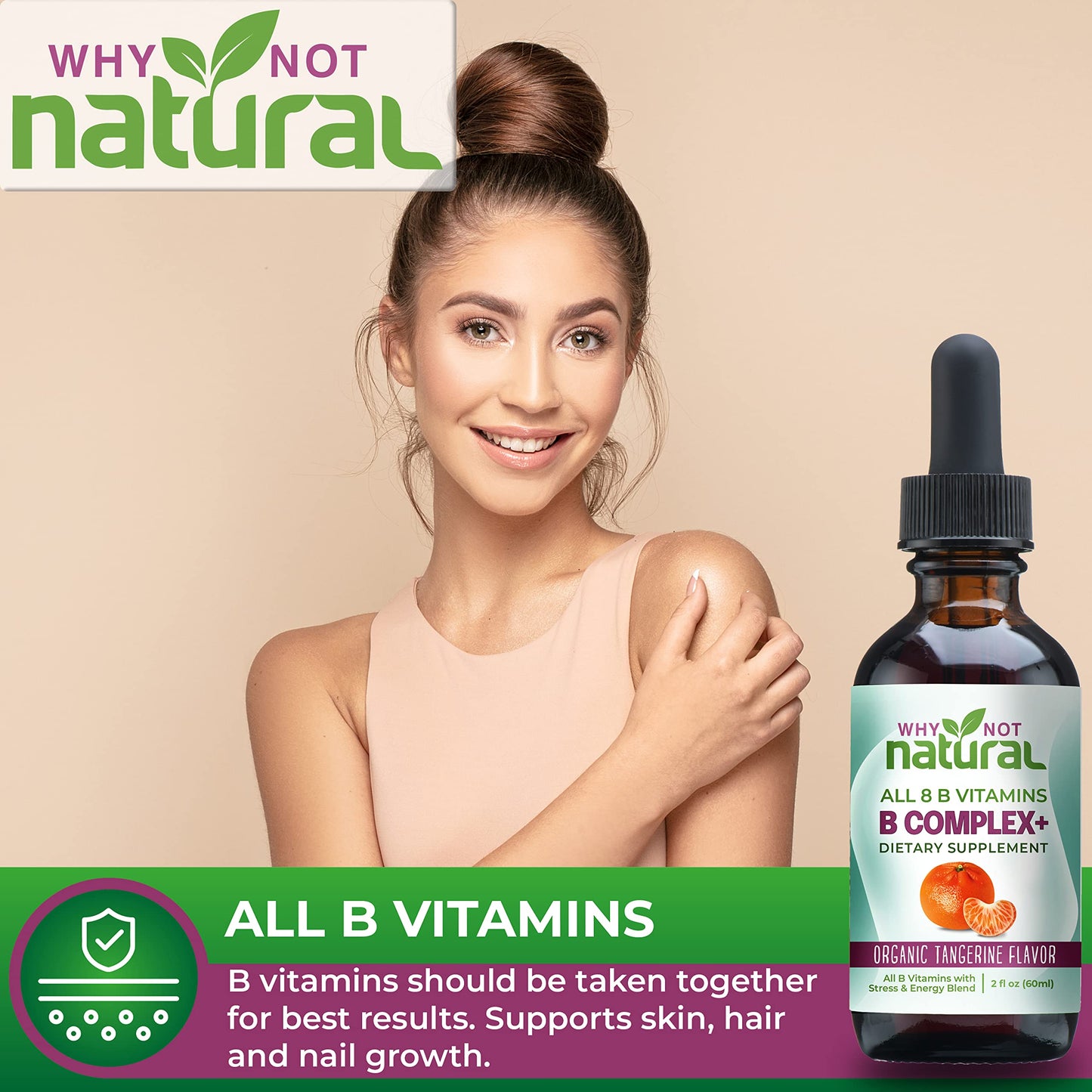 Vitaminas líquidas premium complejas Why Not Natural