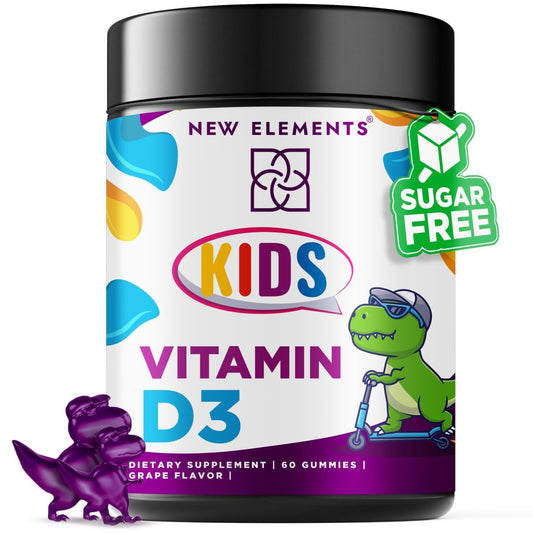 Vitaminas masticables D3 para niños sabor uva
