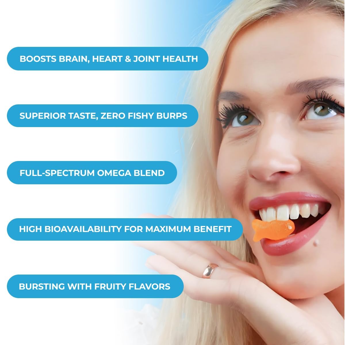 Vitaminas masticables LIVS Omega 3, 6, 9 para adultos