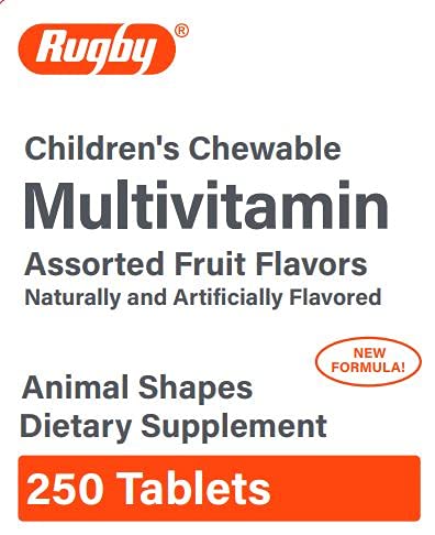 Tabletas masticables para niños Rugby en formas animales