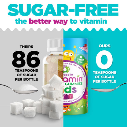 Vitaminas masticables veganas niños Nutracelle Nutramin 90 gomitas