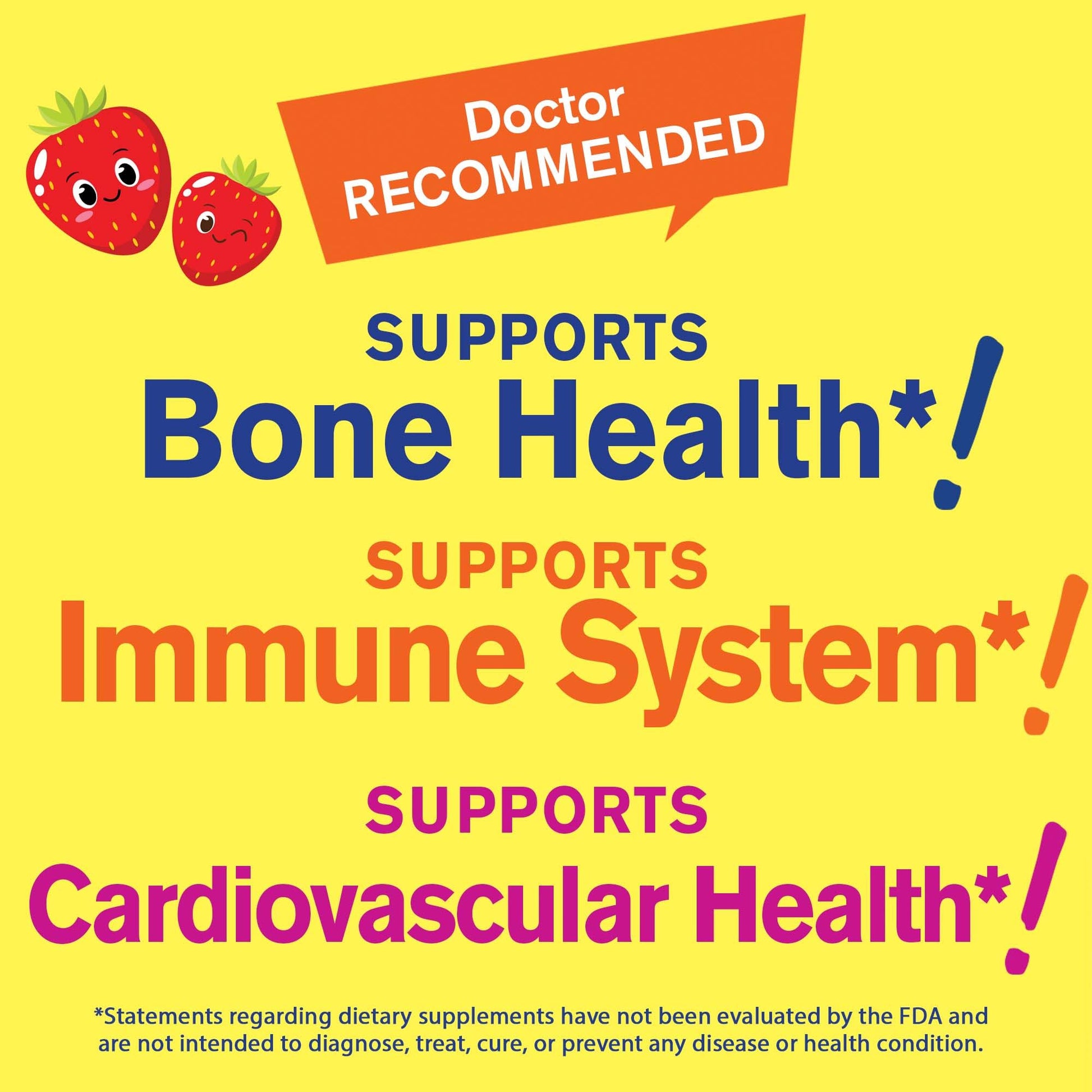 Vitaminas masticables WellYeah para niños saludables