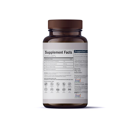 Vitaminas Miduty metil folato y b6 en tabletas