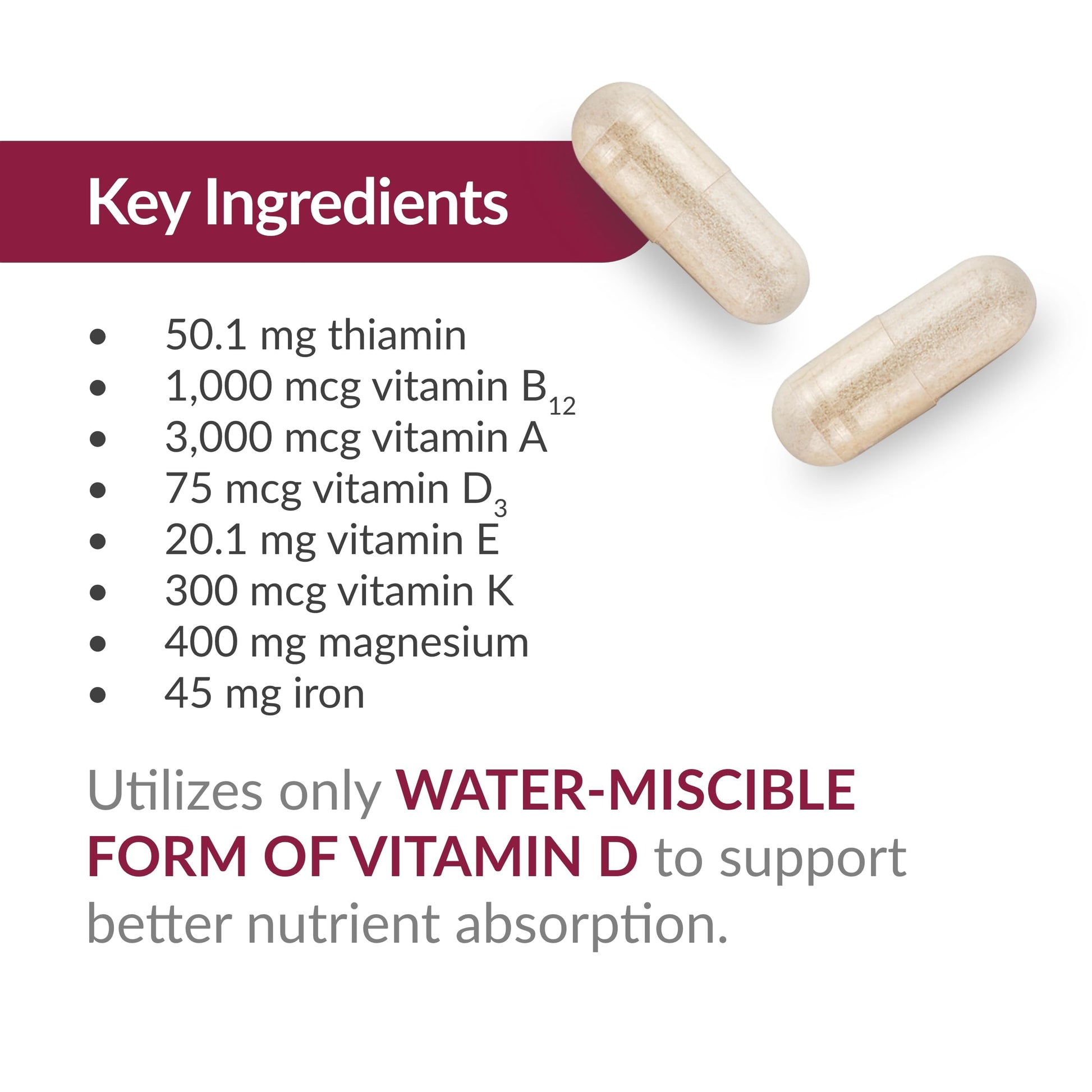 Vitaminas y minerales clave para la salud post-bariátrica