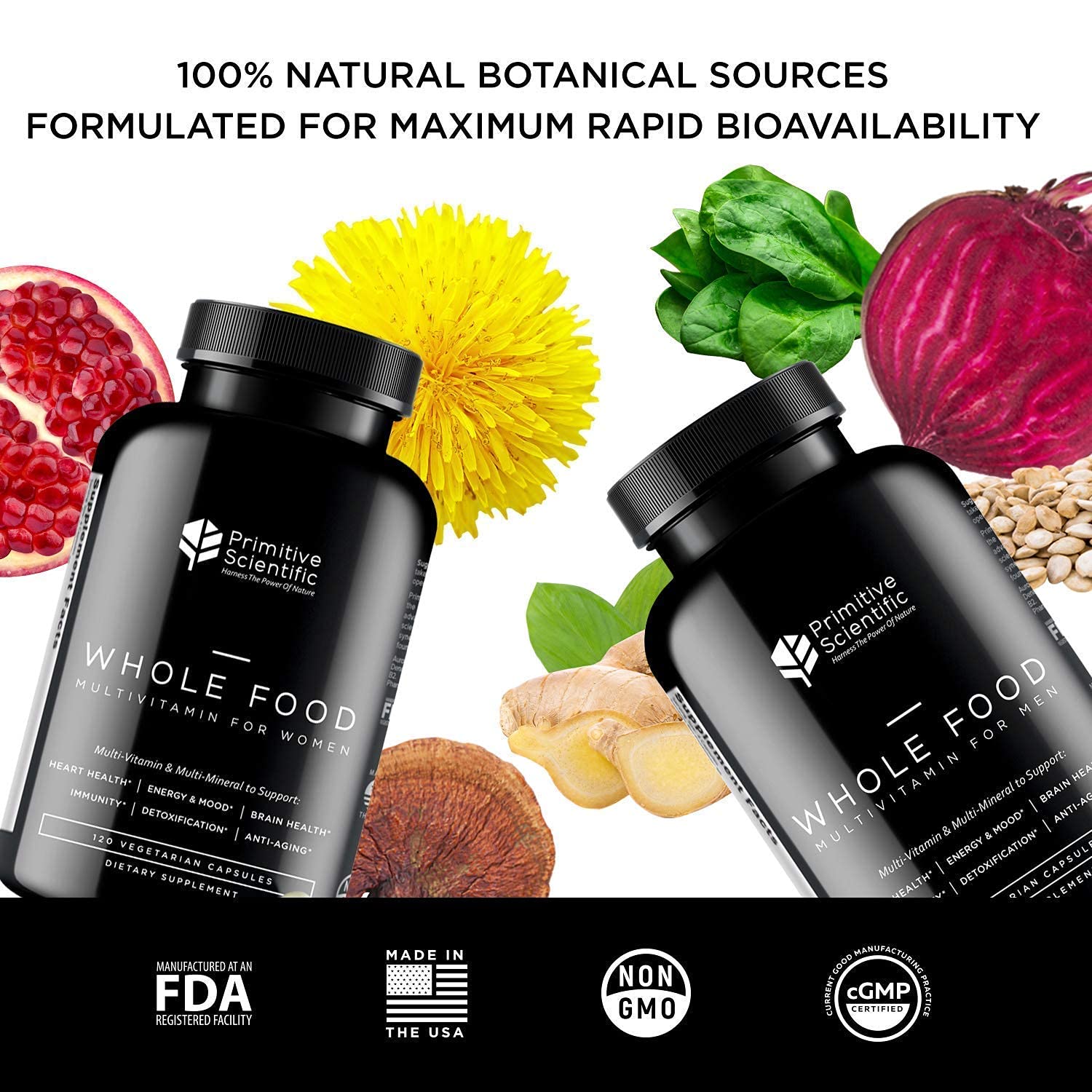 Vitaminas y minerales naturales whole food