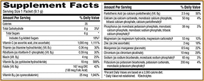 Vitaminas y minerales en polvo efervescente Emergen-C sabor frambuesa