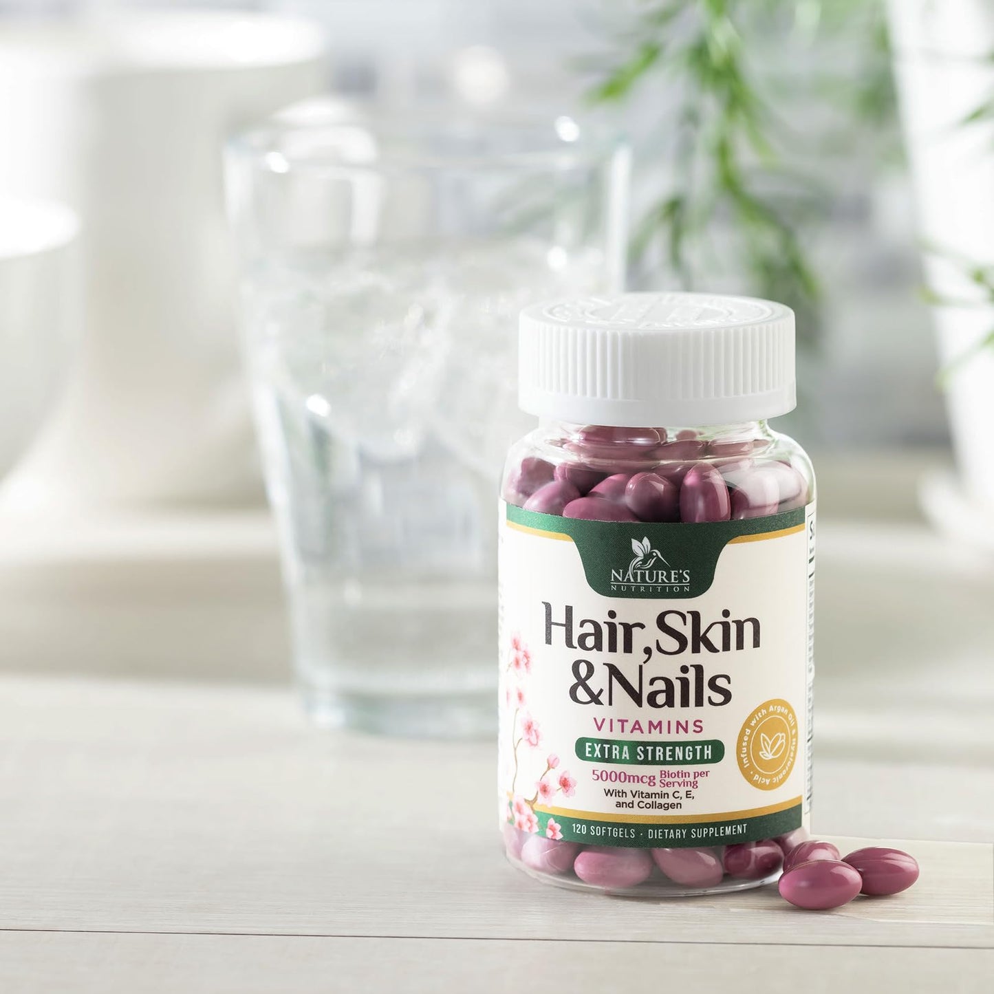 Vitaminas para mujeres cápsulas blandas para cabello y piel