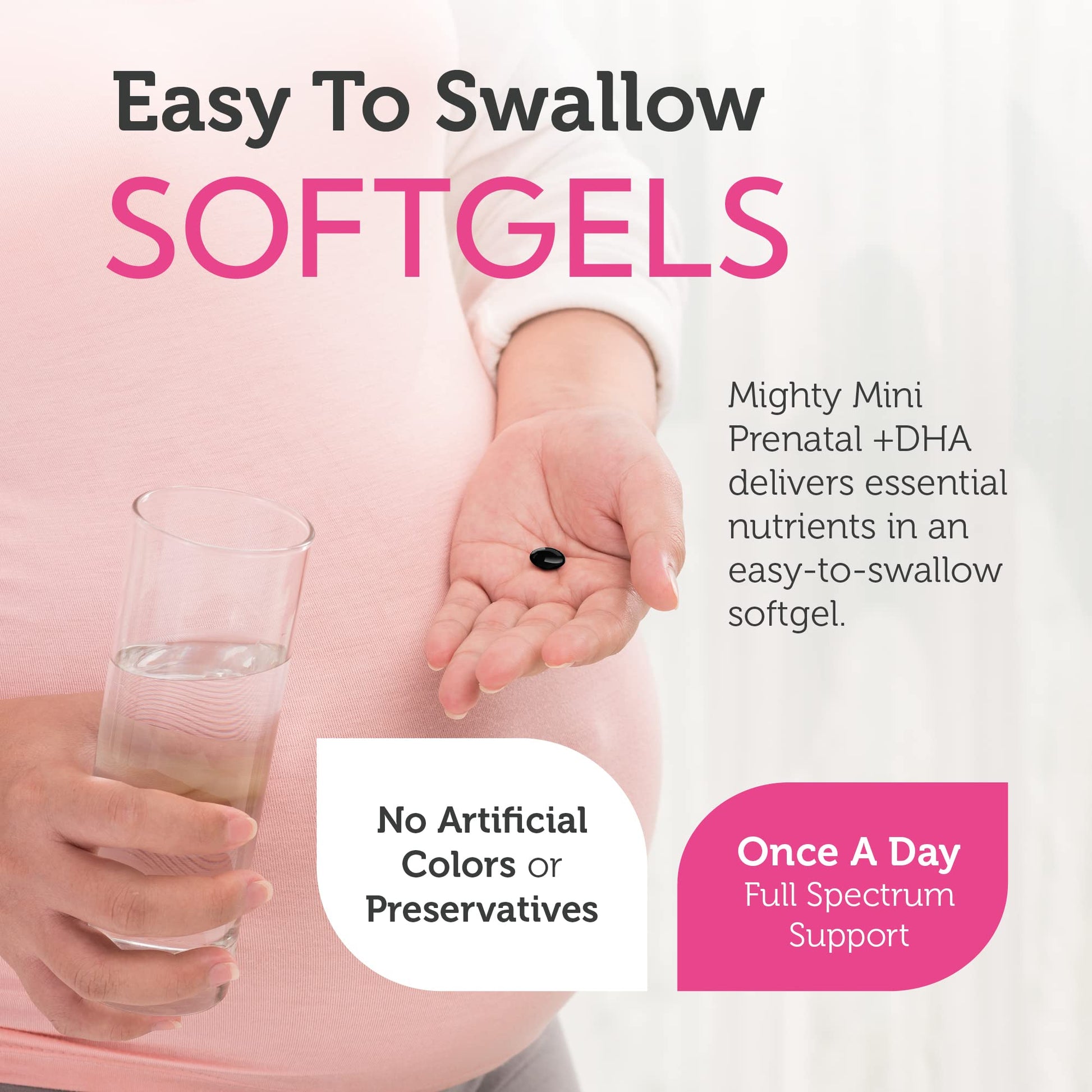 Vitaminas naturales Zahler Mighty Mini prenatal