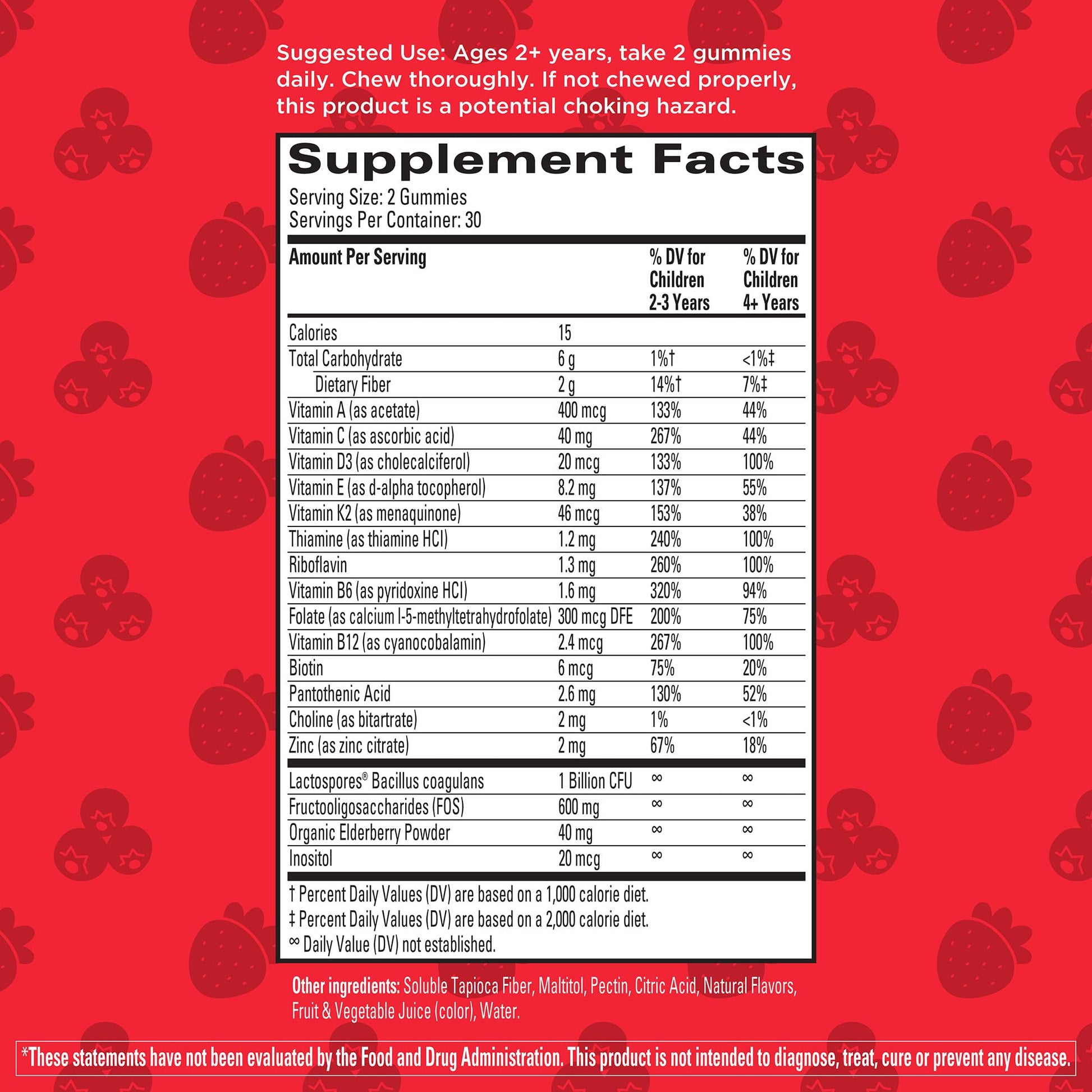 Vitaminas niños Hyland's goma multivitamínico digestivo