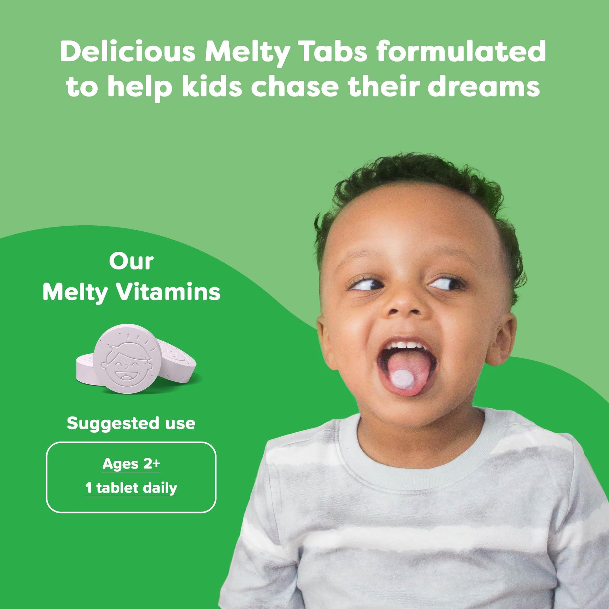 Vitaminas para niños Renzo Dynamite con sabor manzana verde y sin alérgenos